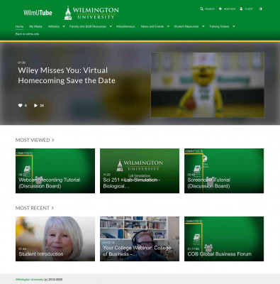 Logging Into WebCampus to Access Blackboard - WilmUTube Logging Into WebCampus to Access Blackboard - WilmUTube