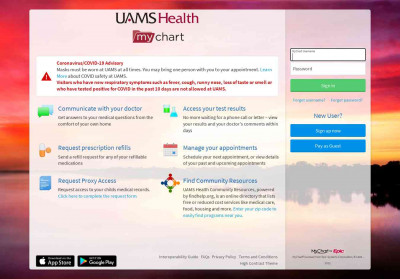 MyChart - Login Page - UAMS Health MyChart - Login Page - UAMS Health