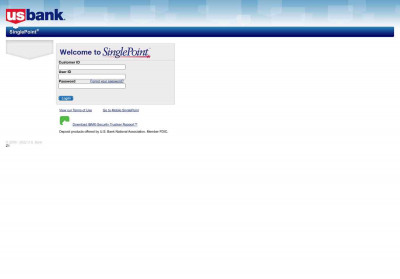Welcome to SinglePoint - U.S. Bank Commercial Internet ... Welcome to SinglePoint - U.S. Bank Commercial Internet ...