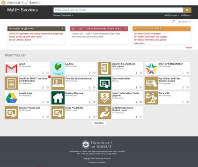 MyUH Services | All Campuses MyUH Services | All Campuses