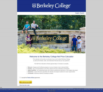 Berkeley College - Net Price Calculator Berkeley College - Net Price Calculator