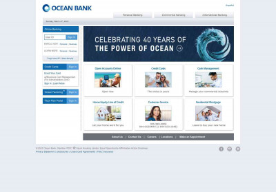 Online Banking - Ocean Bank Online Banking - Ocean Bank