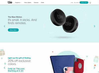 Tile Mate (2020) tracking device - pack of 1 Tile Mate (2020) tracking device - pack of 1