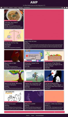 AMP - The Official Student Opinion and Satire Magazine of UTD AMP - The Official Student Opinion and Satire Magazine of UTD