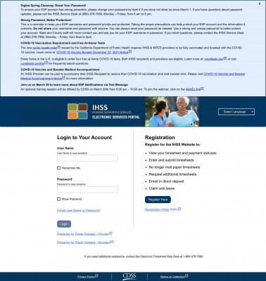 IHSS Website - Login IHSS Website - Login