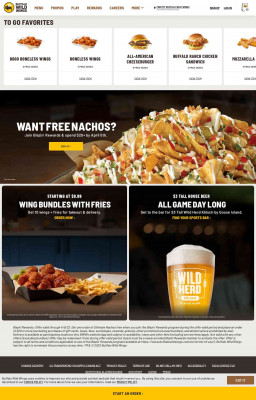 Log in | Buffalo Wild Wings® Log in | Buffalo Wild Wings®
