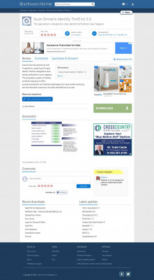 Suze Orman's Identity Theft kit Download - This application is ... Suze Orman's Identity Theft kit Download - This application is ...