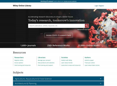 Wiley Online Library | Scientific research articles, journals ... Wiley Online Library | Scientific research articles, journals ...