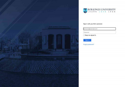 Sign In - Bob Jones University Sign In - Bob Jones University