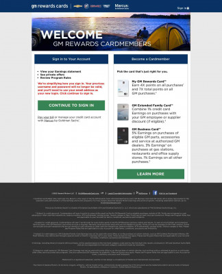 GM Card: GM Rewards Credit Cards GM Card: GM Rewards Credit Cards