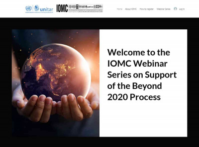 About | IOMC Webinar Series About | IOMC Webinar Series