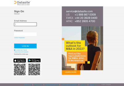 LOG IN - Datasite LOG IN - Datasite