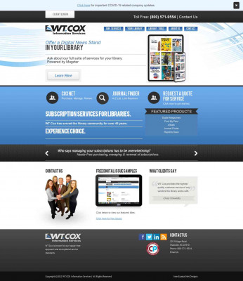 CoxNet Serials Management System - WT Cox CoxNet Serials Management System - WT Cox