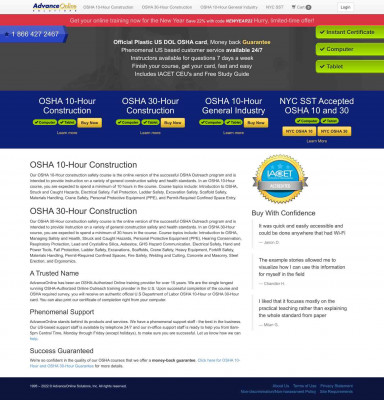 OSHA 10-Hour Construction and OSHA 30-Hour Construction OSHA 10-Hour Construction and OSHA 30-Hour Construction