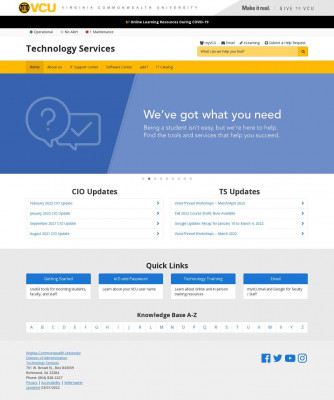 eServices - VCU Technology Services - Virginia ... eServices - VCU Technology Services - Virginia ...