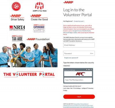 AARP Volunteer Portal