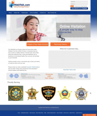 iWebVisit: Inmate visitation online app iWebVisit: Inmate visitation online app