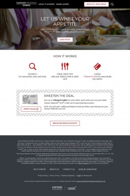 Caesars Rewards Dining: Earn for Dining Caesars Rewards Dining: Earn for Dining
