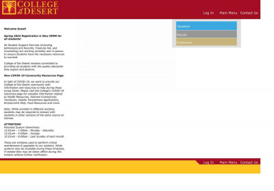 WebAdvisor Main Menu WebAdvisor Main Menu