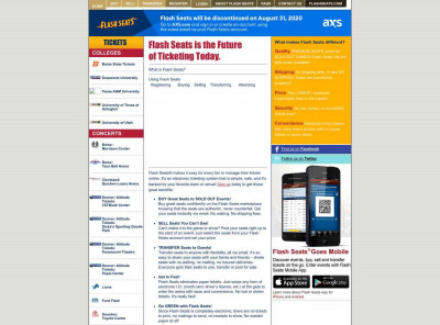 Flash Seats® Help - Logging In - AXS.com Flash Seats® Help - Logging In - AXS.com