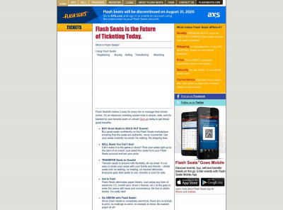 Flash Seats: Login - AXS.com Flash Seats: Login - AXS.com