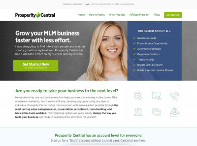 Prosperity Central: Ultimate MLM Network Marketing System Prosperity Central: Ultimate MLM Network Marketing System