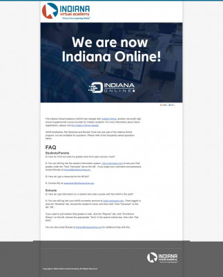 The Student Information System (SIS)- Genius - Indiana Virtual ... The Student Information System (SIS)- Genius - Indiana Virtual ...