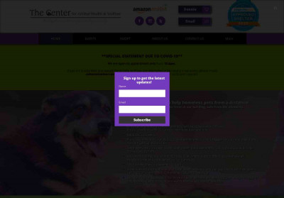The Center for Animal Health & Welfare | Home The Center for Animal Health & Welfare | Home