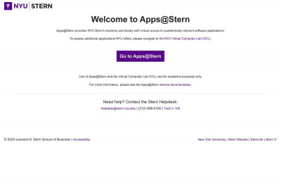 Apps@Stern - NYU Apps@Stern - NYU
