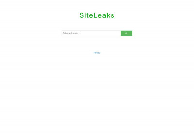 update - SiteLeaks update - SiteLeaks