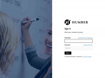 Humber Central Authentication Service Humber Central Authentication Service