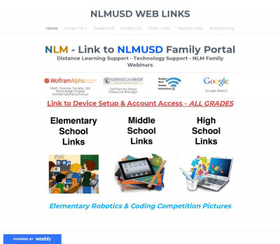 NLMUSD WEB LINKS - Home NLMUSD WEB LINKS - Home
