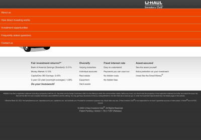 Frequently Asked Questions - U-Haul Investors Club® Frequently Asked Questions - U-Haul Investors Club®