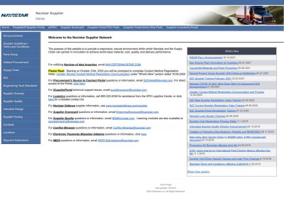 Navistar Supplier Portal Navistar Supplier Portal