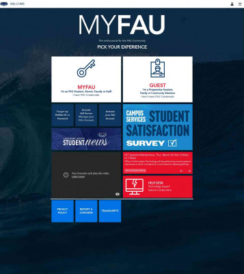 MyFAU - Florida Atlantic University MyFAU - Florida Atlantic University