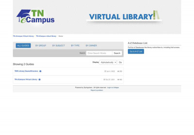 TN eCampus Virtual Library: Library Cards TN eCampus Virtual Library: Library Cards