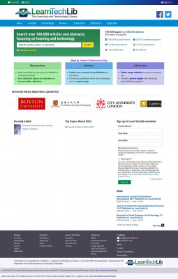 Moodle - Learning & Technology Library (LearnTechLib) Moodle - Learning & Technology Library (LearnTechLib)