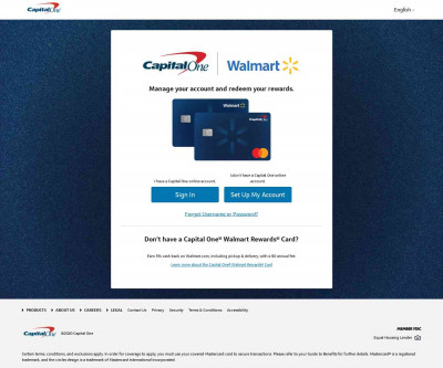 Walmart Capital One Credit Card Login Walmart Capital One Credit Card Login