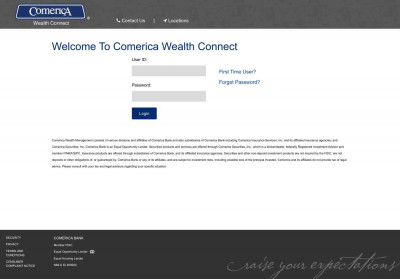 Login | Wealth Connect | Comerica Login | Wealth Connect | Comerica