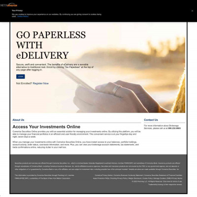 Comerica Securities - Welcome Comerica Securities - Welcome