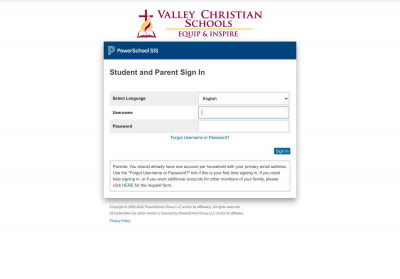 PowerSchool - Student and Parent Sign In PowerSchool - Student and Parent Sign In