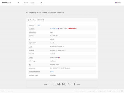 ISP by City - IPleak.com ISP by City - IPleak.com