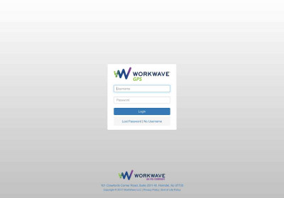 WorkWave GPS - Login WorkWave GPS - Login