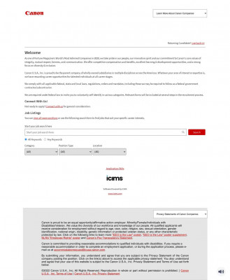 Canon Careers | Careers Center | Welcome Canon Careers | Careers Center | Welcome