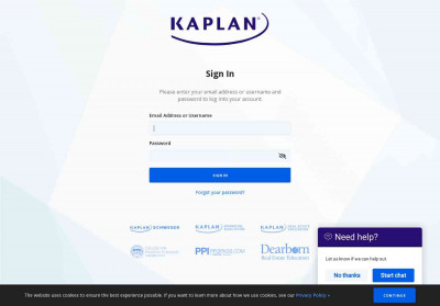 Kaplan Learn: Login Kaplan Learn: Login