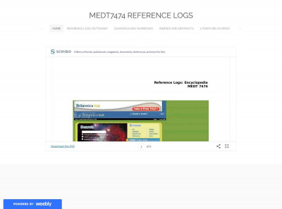 Reference Logs: Dictionary Reference Logs: Dictionary