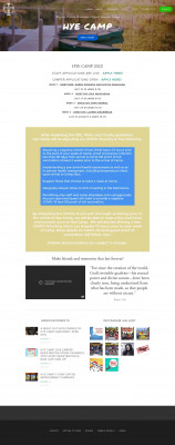 Camper Application — Hye Camp Camper Application — Hye Camp