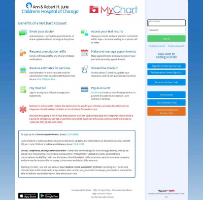 Lurie Children's MyChart Lurie Children's MyChart
