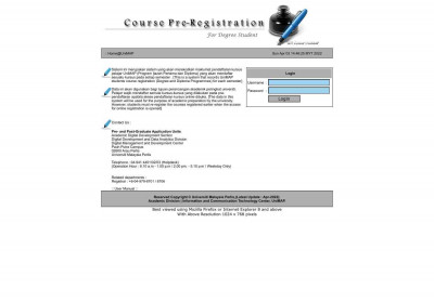 41:: Course Pre Reg Deg v1.0 :: - UniMAP 41:: Course Pre Reg Deg v1.0 :: - UniMAP