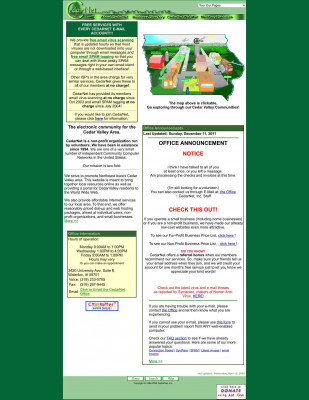 Portal to the Cedar Valley - CedarNet Portal to the Cedar Valley - CedarNet